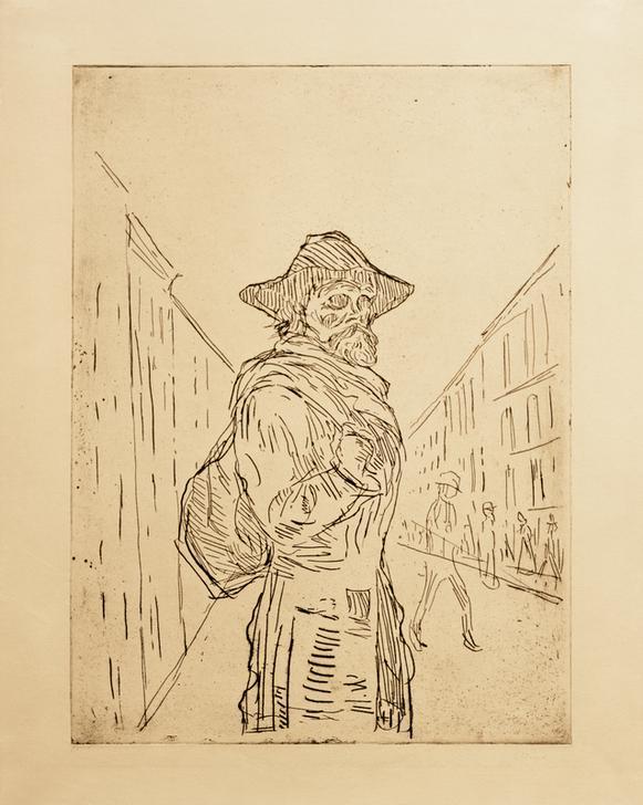 Der Lumpensammler à Edvard Munch