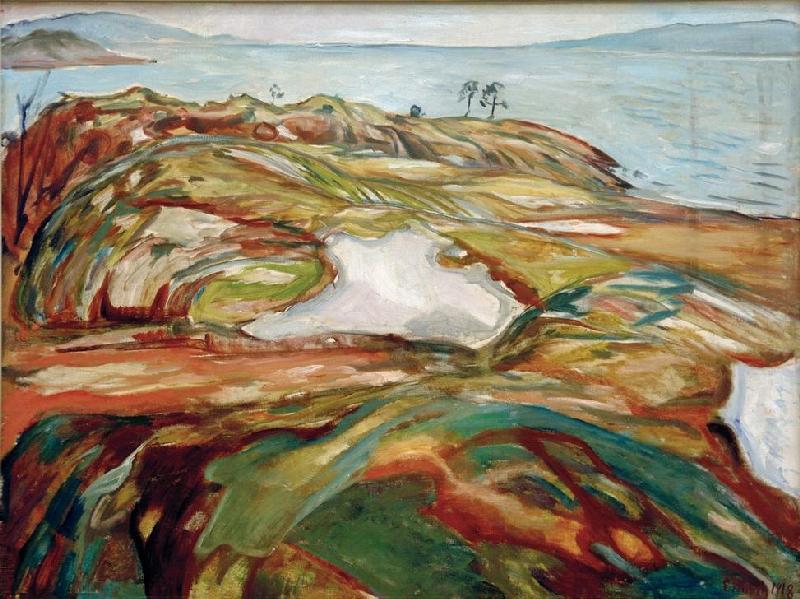 Big coastal landscape à Edvard Munch