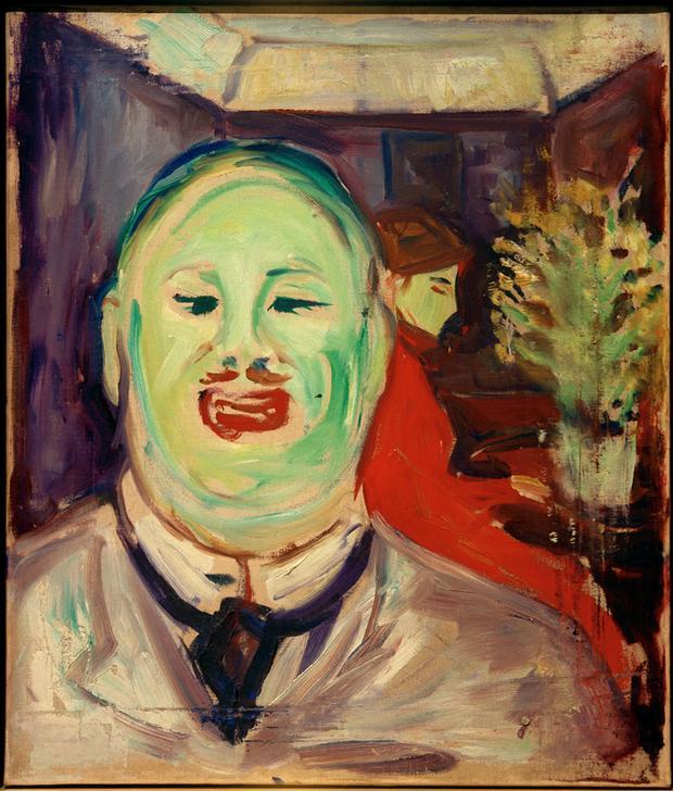 Portrait of Hendrik Lund à Edvard Munch