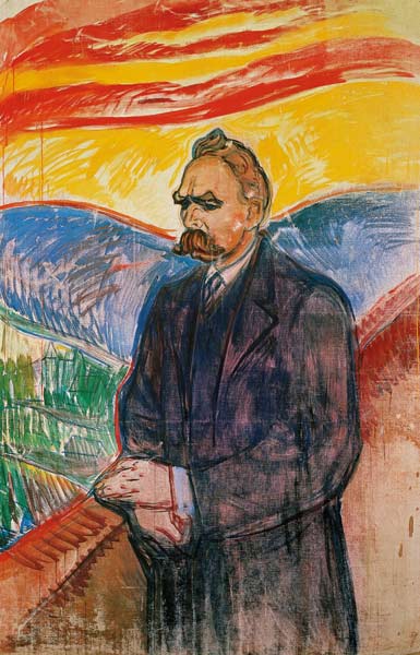 Portrait of Friedrich Nietzsche à Edvard Munch