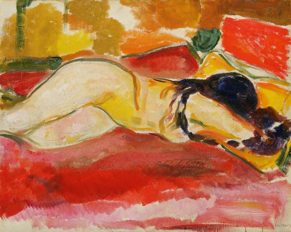 Reclining Female Nude à Edvard Munch