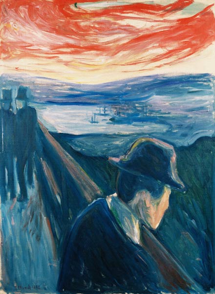 Désespoir (1892) à Edvard Munch