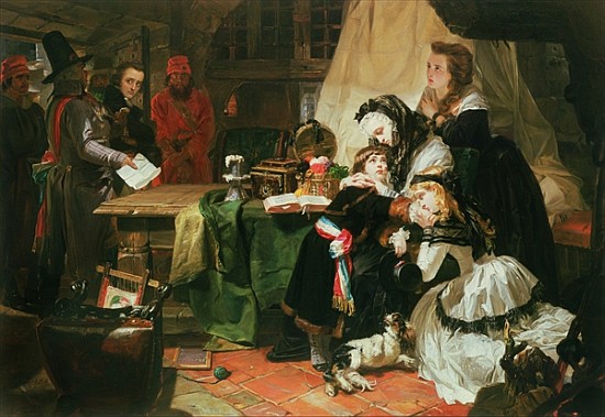 Marie Antoinette and her children à Edward Matthew Ward