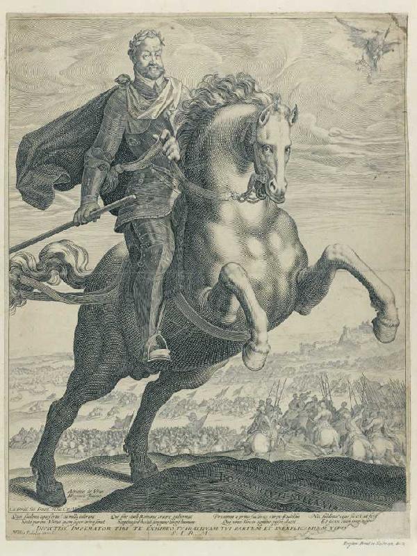 Kaiser Rudolf II à Egidius Sadeler le Jeune