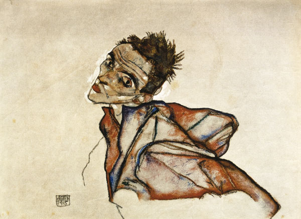 Auto-Portrait
 à Egon Schiele