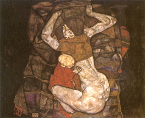 Jeune mère à Egon Schiele
