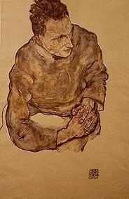 portrait de Charles Gruenwald avec des mains croisées