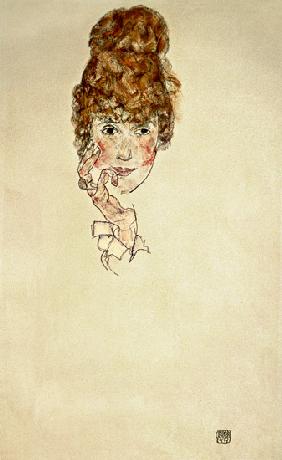 portrait d'Edith Schiele