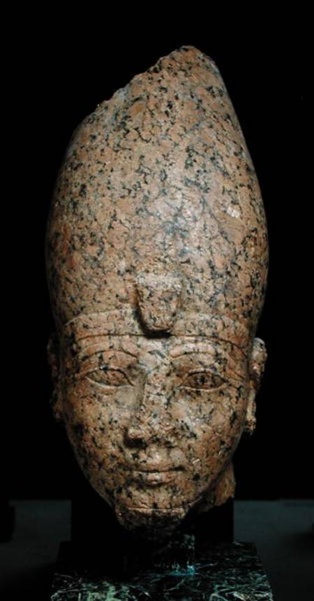 Head of Hatshepsut (c.1473-c.1458 BC) or Tuthmosis II (c.1491-c.1479) New Kingdom à Egyptien