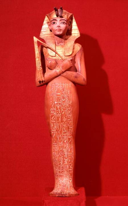 Shabti figure of the king from the Tomb of Tutankhamun (c.1370-1352 BC) New Kingdom à Egyptien