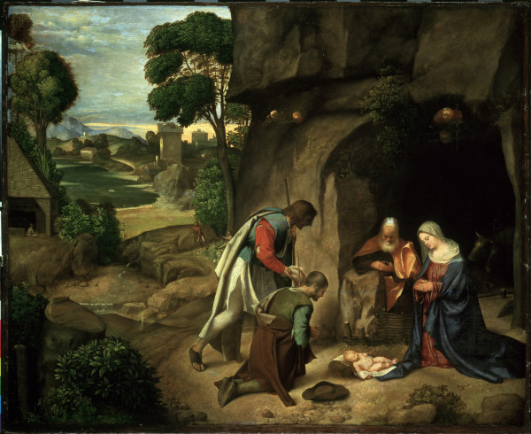 Adoration of the Shepherds à Ghirlandaio Domenico  (alias Domenico Tommaso Bigordi)