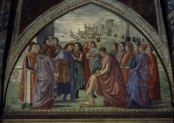 St.Francis Renounces Poss. à Ghirlandaio Domenico  (alias Domenico Tommaso Bigordi)