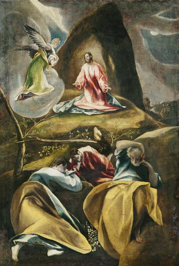 Le Christ dans le jardin des oliviers à El Greco (alias Dominikos Theotokopulos)