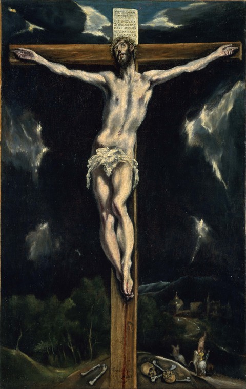 Christ on the Cross à El Greco (alias Dominikos Theotokopulos)