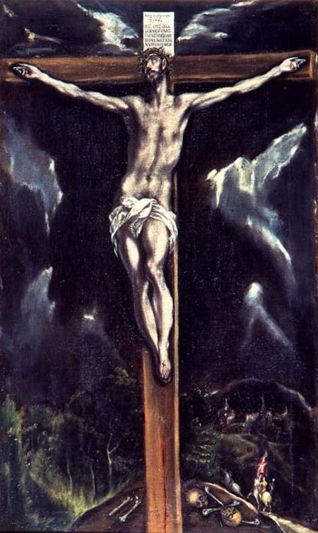Crucifixion à El Greco (alias Dominikos Theotokopulos)