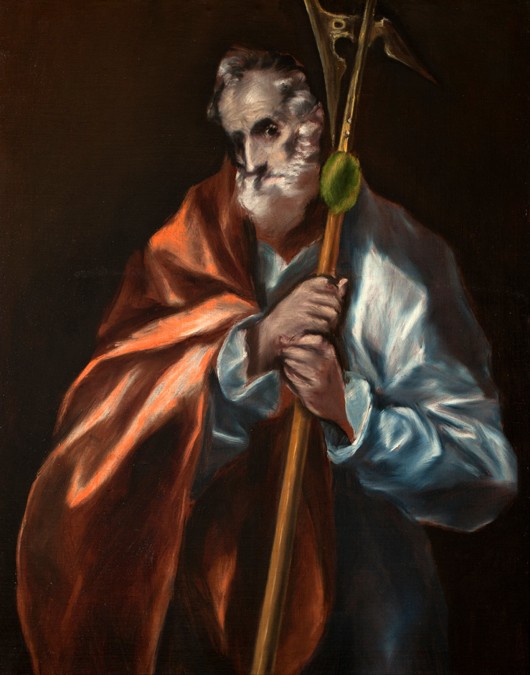 Saint Jude the Apostle à El Greco (alias Dominikos Theotokopulos)