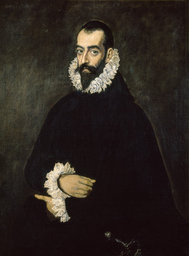 Portrait of Juan Alfonso de Pimentel y Herrera à El Greco (alias Dominikos Theotokopulos)