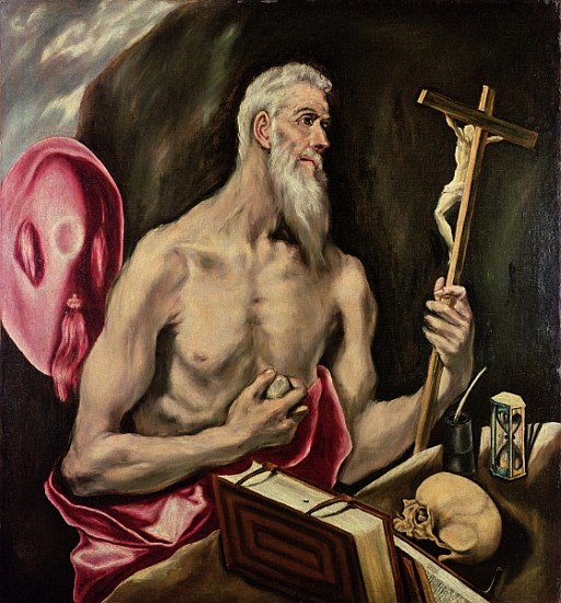 St. Jerome à El Greco (alias Dominikos Theotokopulos)