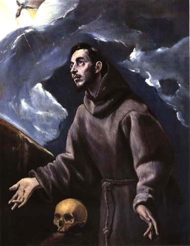 Stigmatisation de Saint François à El Greco (alias Dominikos Theotokopulos)