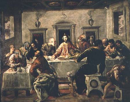 The Last Supper à El Greco (alias Dominikos Theotokopulos)