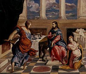 Le Christ dans la maison Marie et Marthe