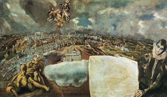 vue de Tolède à El Greco (alias Dominikos Theotokopulos)