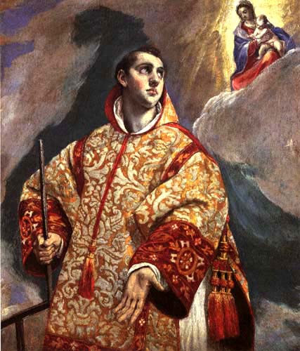 la vision de Saint Laurent à El Greco (alias Dominikos Theotokopulos)