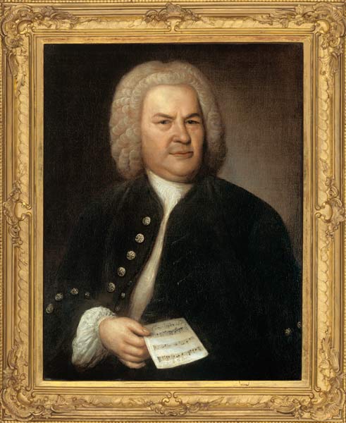 Portrait de Johann Sebastian Bach à Elias Gottlob Haussmann