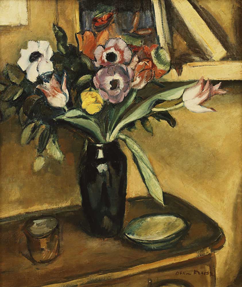 Flower Vase - Anemones and Tulips; Vase de Fleurs - Anemones et Tulipes, à Emile Othon Friesz