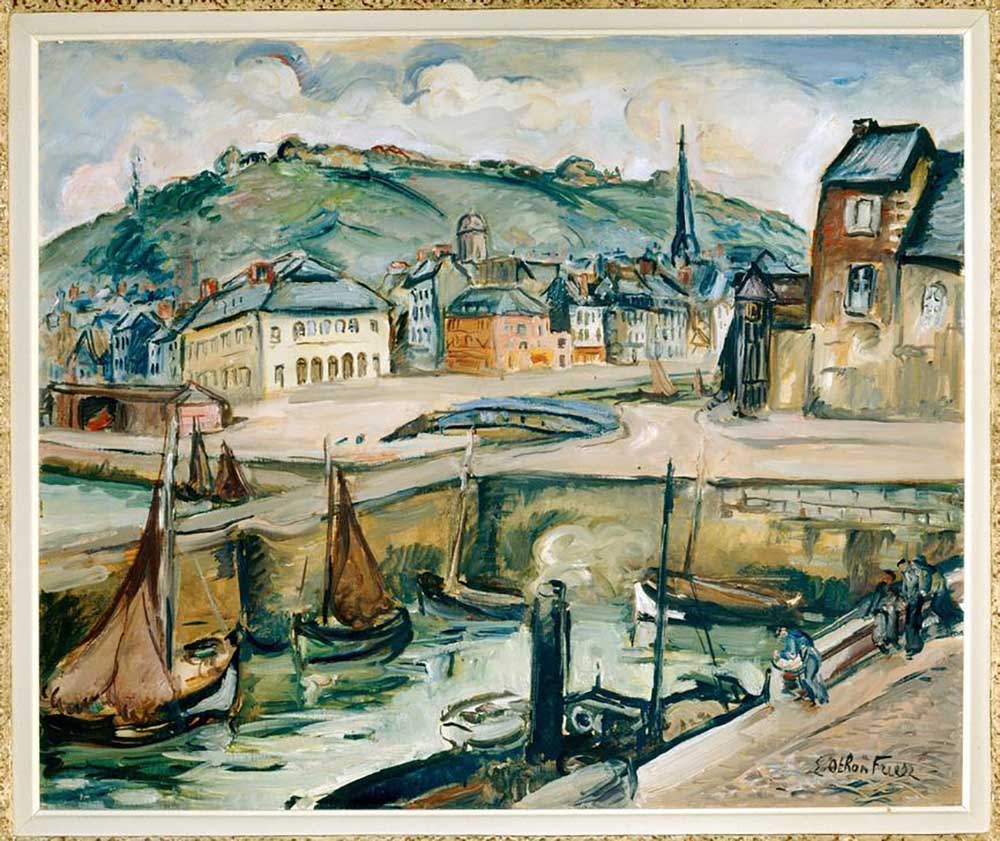 Honfleur à Emile Othon Friesz