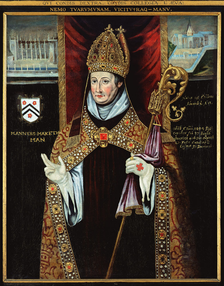 Portrait of William of Wykeham (1325-1404) à École anglaise de peinture