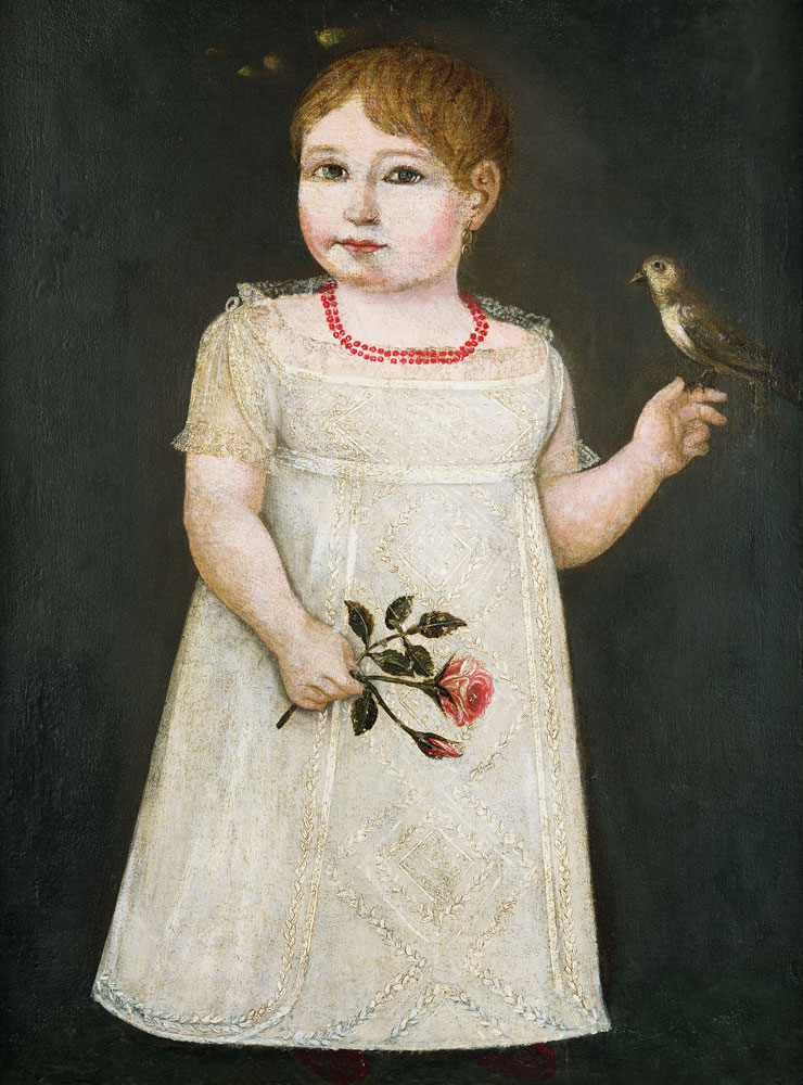 Portrait of a Little Girl à École anglaise de peinture