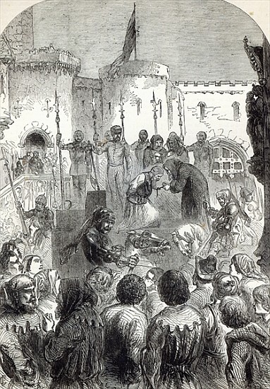 Execution of the Archbishop of York, illustration from ''Cassell''s Illustrated History of England'' à École anglaise de peinture