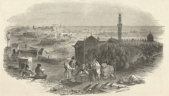 Foreign Corn Ports, Alexandria, from ''The Illustrated London News'', 19th December 1846 à École anglaise de peinture