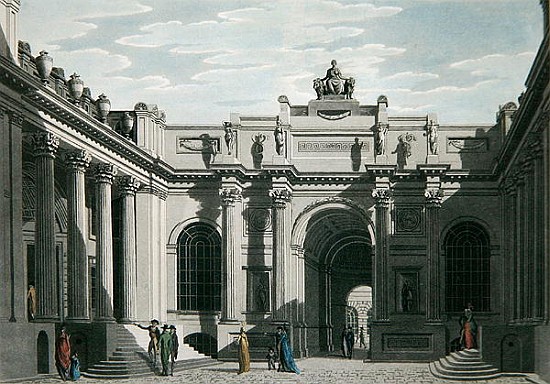 Lothbury Court, Bank of England 1801 à École anglaise de peinture