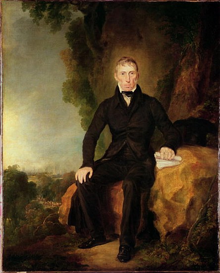 Portrait of John Loudon McAdam (1756-1836), c.1830 à École anglaise de peinture