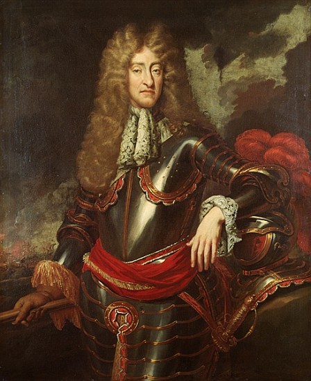 Portrait of King James II, c.1690 à École anglaise de peinture