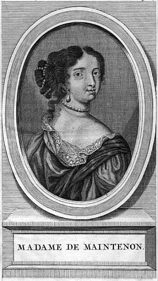 Portrait of Madame de Maintenon à École anglaise de peinture