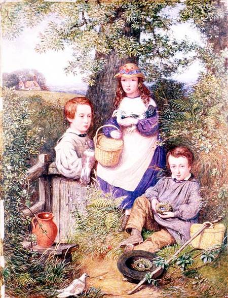 The Prator Family Beneath a Tree à École anglaise de peinture