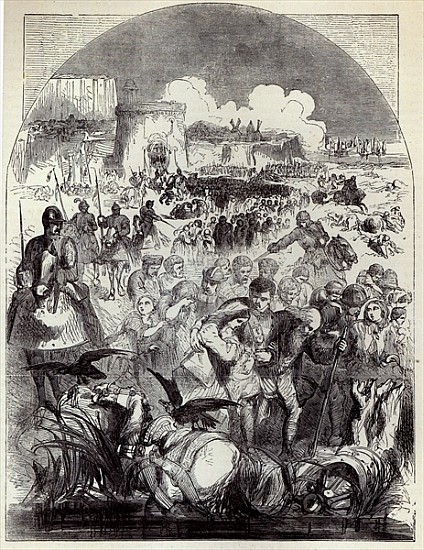 Siege of Calais: Departure of the Citizens à École anglaise de peinture