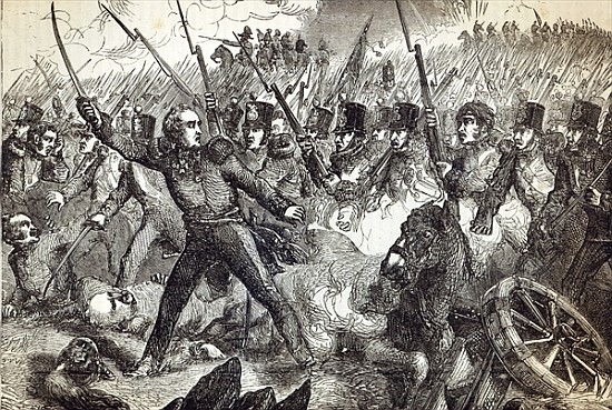 The Battle of Alma, illustration from ''Cassell''s Illustrated History of England'' à École anglaise de peinture