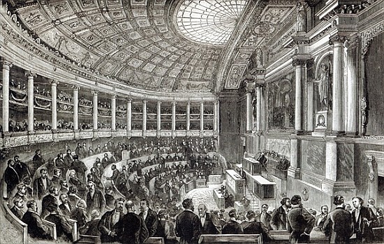 The Chamber of Deputies, Paris, from ''Leisure Hour'' à École anglaise de peinture