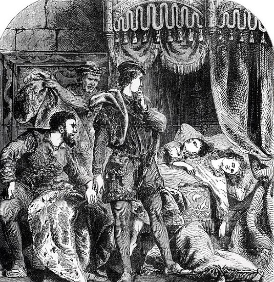 The Murder of the Princes in the Tower à École anglaise de peinture