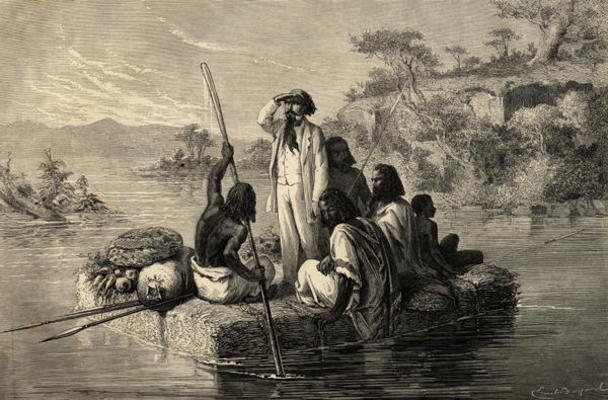 A Journey in Abyssinia (engraving) à Ecole anglaise, (19ème siècle)