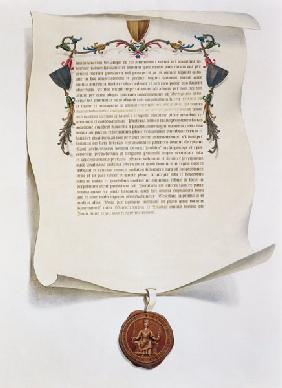 Facsimile edition of the Magna Carta, first published in 1225, 1816 (vellum)