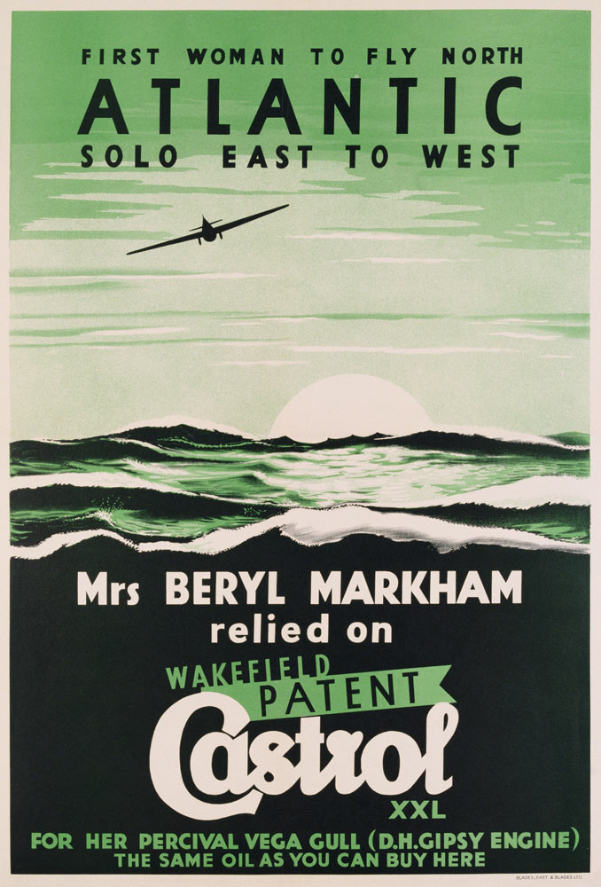 Poster advertising 'Castrol' oil à Ecole anglaise, (20ème siècle)