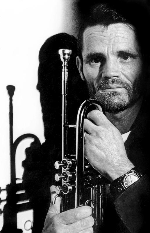 jazz trumpet player Chet Baker -