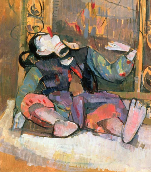 Thai Puppet With Mirror, 1989 (oil on canvas)  à Erin  Townsend