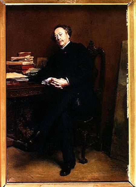 Alexander Dumas Fils (1824-95) à Ernest Meissonier