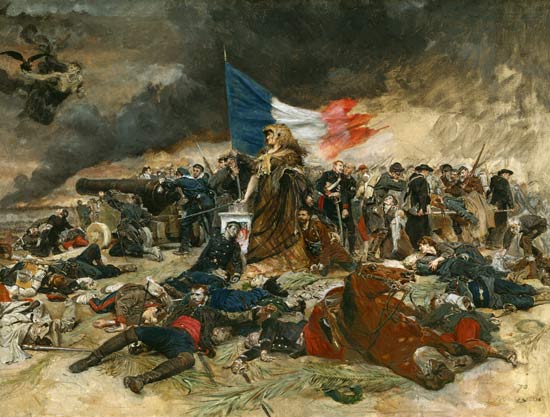 Allegory of the Siege of Paris à Ernest Meissonier